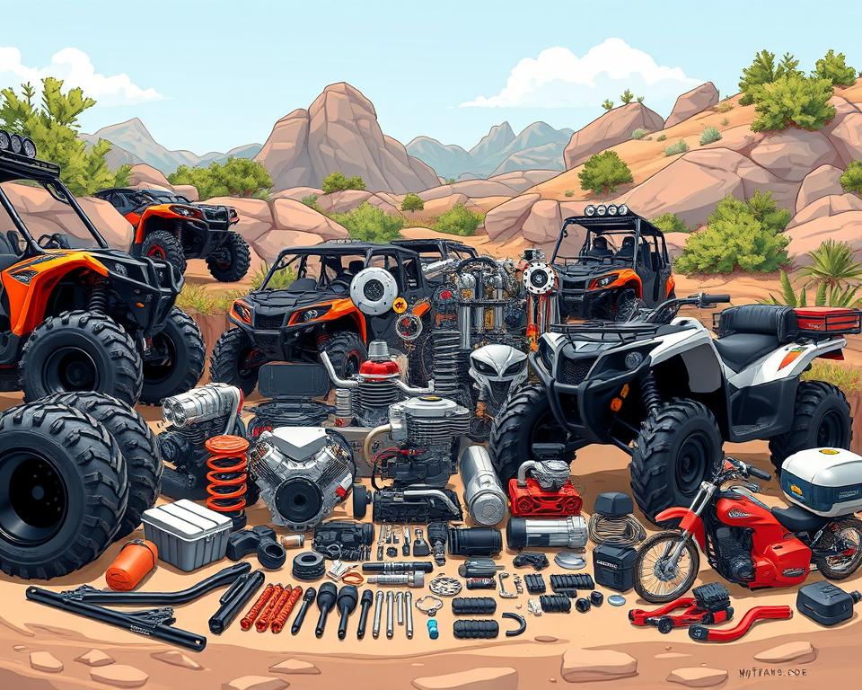 lifted Honda four wheelers