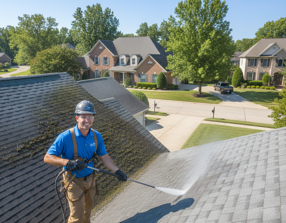 Roof Cleaning In Upper Arlington